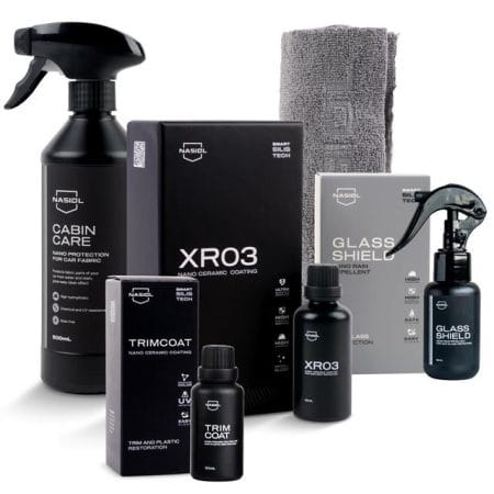 Nasiol Araç Nano Koruma 5'li Seti Profesyonel-Avantajlı Paket-Araç İçi ve Dışı Detailing Seti